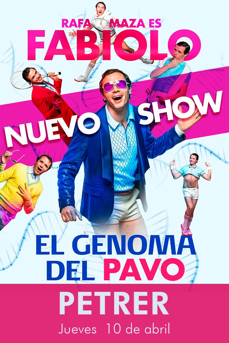 Rafa Maza Petrer Alicante El Genoma del Pavo Rafa Maza Petrer Alicante El Genoma del Pavo
